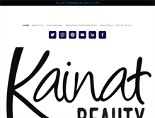 Tablet Screenshot of kainatbeauty.com